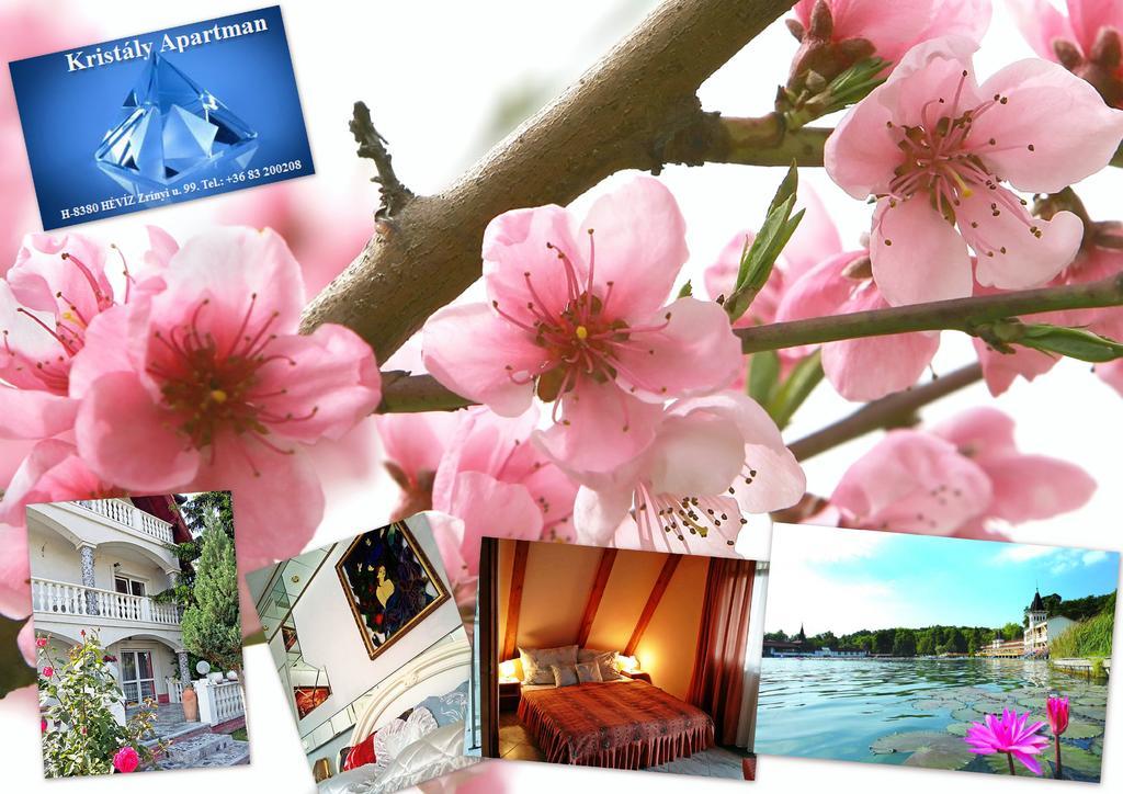 Bed and Breakfast Kristaly Apartman Hévíz Exterior foto